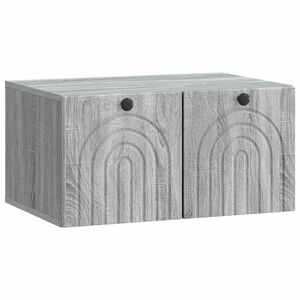 vidaXL Mobile Porta TV da Muro Grigio Sonoma 59,5 x 41 x 30 cm