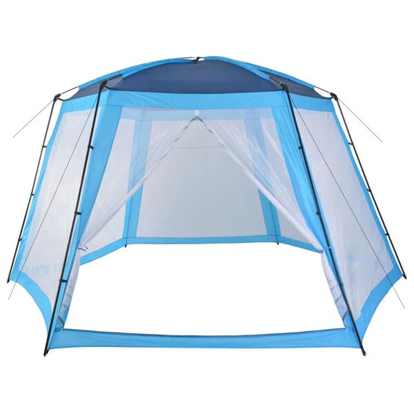vidaXL Tenda per Piscina in Tessuto 500x433x250 cm Blu
