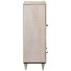 vidaXL Credenza Bianco 60 x 33 x 100 cm legno massello di mango