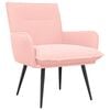 vidaXL Poltrona Rosa Boucl&eacute;