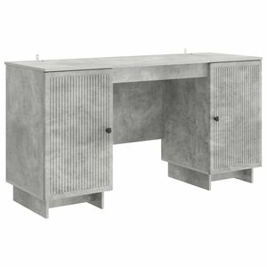vidaXL Scrivania Grigio Cemento Legno ingegnerizzato