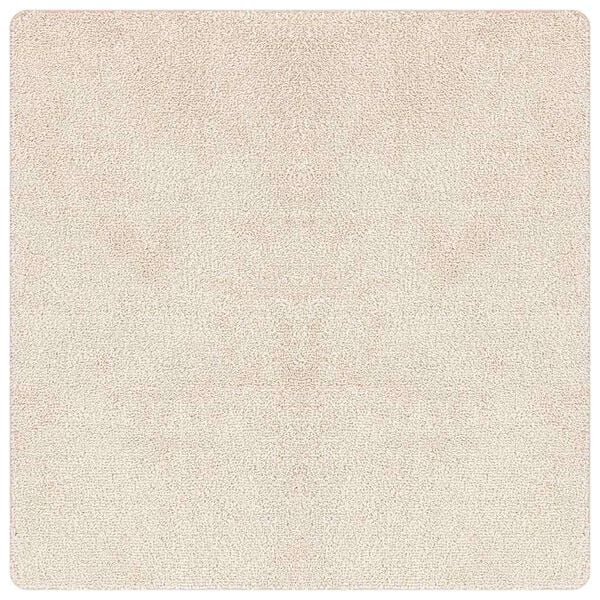 vidaXL Tappeto Shaggy Antiscivolo Crema 120 x 120 cm PP