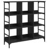 vidaXL Credenza Nera 102x32x103,5 cm in Legno Multistrato