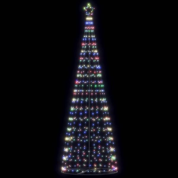 vidaXL Albero di Natale a LED 550 LED Colorato 300 cm