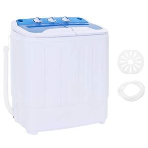 vidaXL Mini Lavatrice a Vaschetta Doppia 5,6 kg