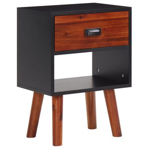 vidaXL Comodino in Massello Acacia 40x30x57 cm