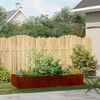 vidaXL Fioriera Arrugginita 200x80x40 cm in Acciaio Corten