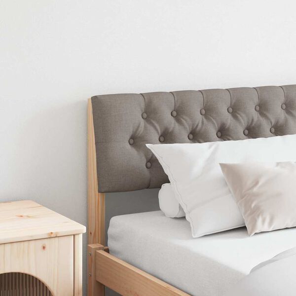 vidaXL Testiera imbottita Talpa 200 cm Pino massello