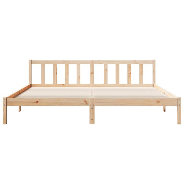 vidaXL Letto Extra Lungo senza Materasso 200x220 cm in Legno di Pino