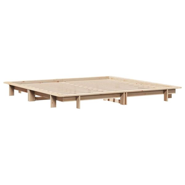 vidaXL Letto senza Materasso 180x200 cm in Legno Massello di Pino