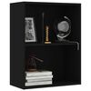 vidaXL Libreria Nera 60x30x76,5 cm in Legno Multistrato