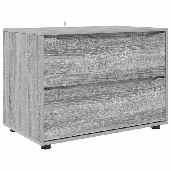 vidaXL Armadio Grigio Sonoma 80 x 48 x 57 cm Legno multistrato