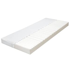 vidaXL Materasso 80x200 cm 7 Zone Schiuma di Poliuretano 10 cm H2 H3