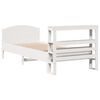 vidaXL Letto senza Materasso Bianco 90x200 cm Legno Massello di Pino