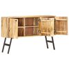 vidaXL Credenza 118x30x75 cm in Legno Massello di Mango