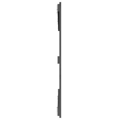 vidaXL Testiera da Parete Grigia 159,5x3x90 cm Legno Massello di Pino