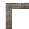 vidaXL Set da Pranzo da Giardino 9 pz con Cuscini in Polyrattan Grigio