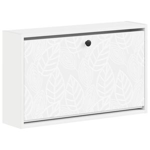vidaXL Mobiletto per Scarpe da Muro DELFT 71 x 17 x 43 cm Bianco