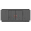 vidaXL Tavolino da Salotto Grigio 100x50x41 cm Legno Massello di Pino