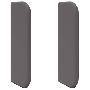 vidaXL Orecchia della Testata 2 pcs Grigio 40 x 16 x 5 cm