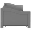 vidaXL Dormeuse Estraibile senza Materasso Grigia 90x200 cm