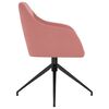 vidaXL Sedie da Pranzo 6 pz Rosa in Velluto