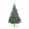 vidaXL Albero di Natale artificiale con luci integrate Verde 240 cm