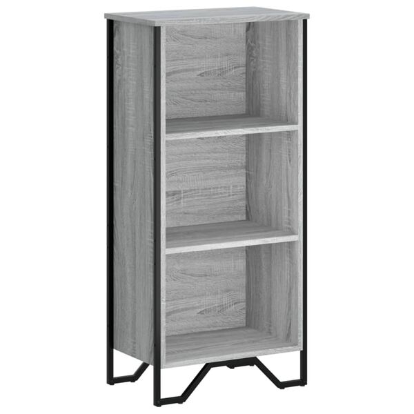 vidaXL Libreria Grigio Sonoma 50x31x106 cm in Legno Multistrato