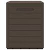 vidaXL Baule da Giardino Marrone 58,5x46x55 cm in Polipropilene