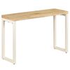 vidaXL Tavolo Consolle 120x35x76 cm Legno Massello di Mango e Acciaio