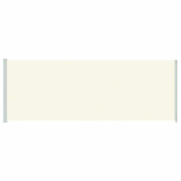 vidaXL Tenda Laterale Retrattile per Patio 220x600 cm Crema