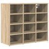vidaXL Mobile per scarpe 77,5 x 30 x 67 cm Legno ingegnerizzato