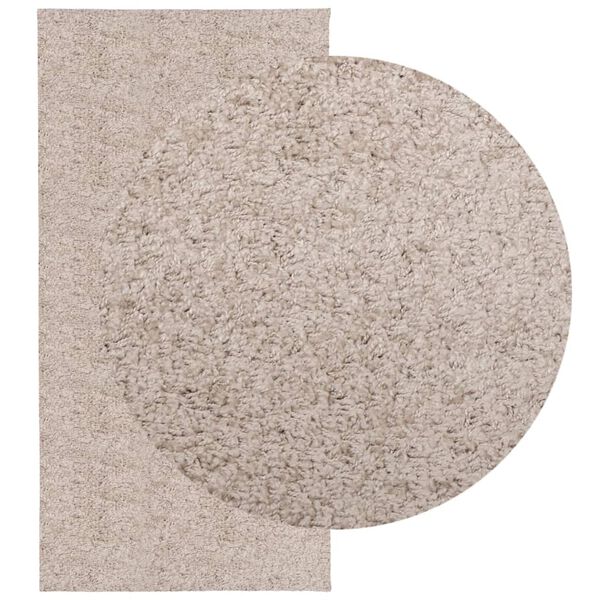 vidaXL Tappeto Shaggy PAMPLONA a Pelo Lungo Moderno Beige 100x200 cm