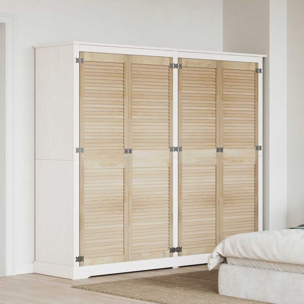 vidaXL Porta per Armadio con porta 4 pcs Naturale 140.5 x 2 x 59.5 cm