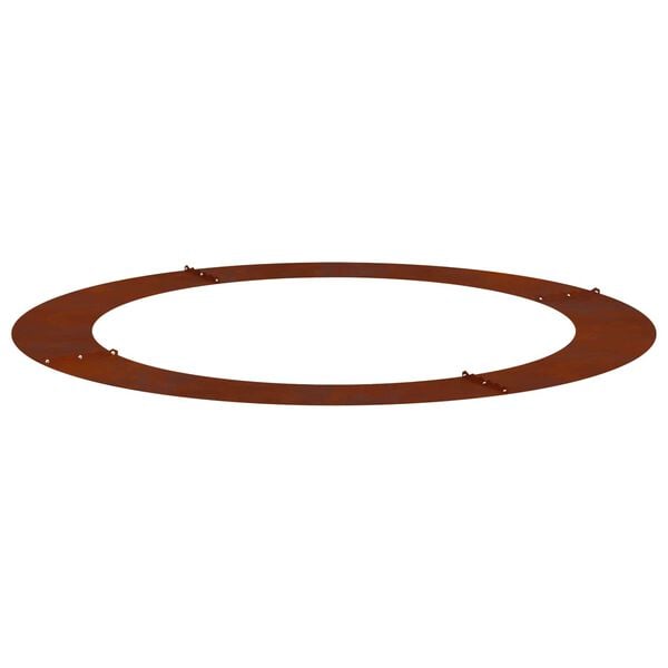 vidaXL adatto per Anelli d'Albero Piatto 5 pcs Marrone &Oslash;90 / 120 cm