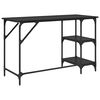 vidaXL Scrivania Rovere Nero 120 x 50 x 75 cm Legno multistrato