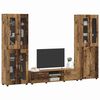 vidaXL Set mobile TV con cassetto Legno vecchio Legno multistrato