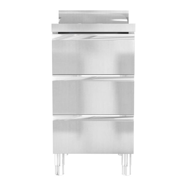 vidaXL Mobili da cucina commerciali 3 pz in acciaio inox