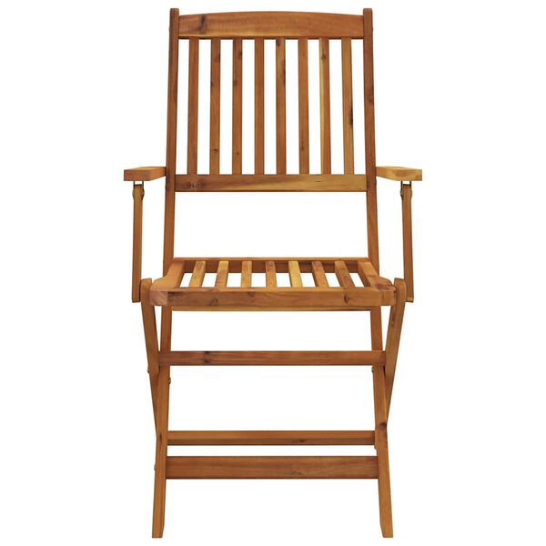 vidaXL Set da Pranzo da Giardino 7 pz Pieghevole in Massello di Acacia