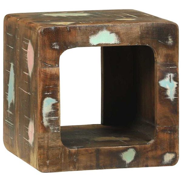 vidaXL Unit&agrave; TV 2 pcs Multicolore Legno Recuperato Massello