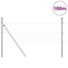 vidaXL Palo della recinzione Argento 100 x 0,5 m (rete da 25 mm)