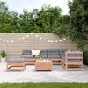 vidaXL Set Divani Giardino 8 pz con Cuscini Legno Massello di Douglas