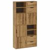 vidaXL Armadietti Laterali 4 pz ODDA 40x24x79 cm Legno Massello Pino