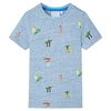 Maglietta da Bambino Blu M&eacute;lange 128