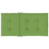 vidaXL Cuscini Sedia Schiena Bassa 6 pz Verde M&eacute;lange 100x50x4 Tessuto