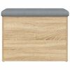 vidaXL Panca Contenitore Rovere Sonoma 62x42x45 cm Legno Agglomerato