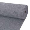 vidaXL Tappeto Grigio 1,2 x 10 m Poliestere