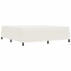 vidaXL Struttura del letto con materasso Crema 180 x 200 cm Tessuto