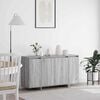 vidaXL Credenza Grigio Sonoma 135 x 41 x 75 cm Legno multistrato