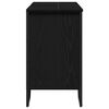 vidaXL Armadio per Lavabo da Bagno Rovere Nero 91 x 35 x 60 cm